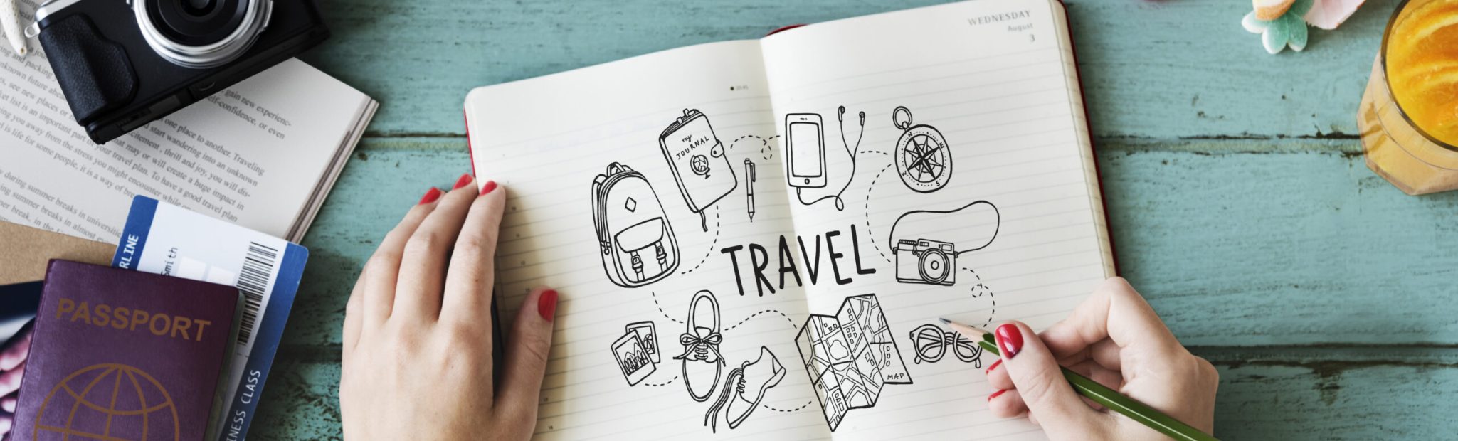 Holiday Travel Icon Vacation Concept